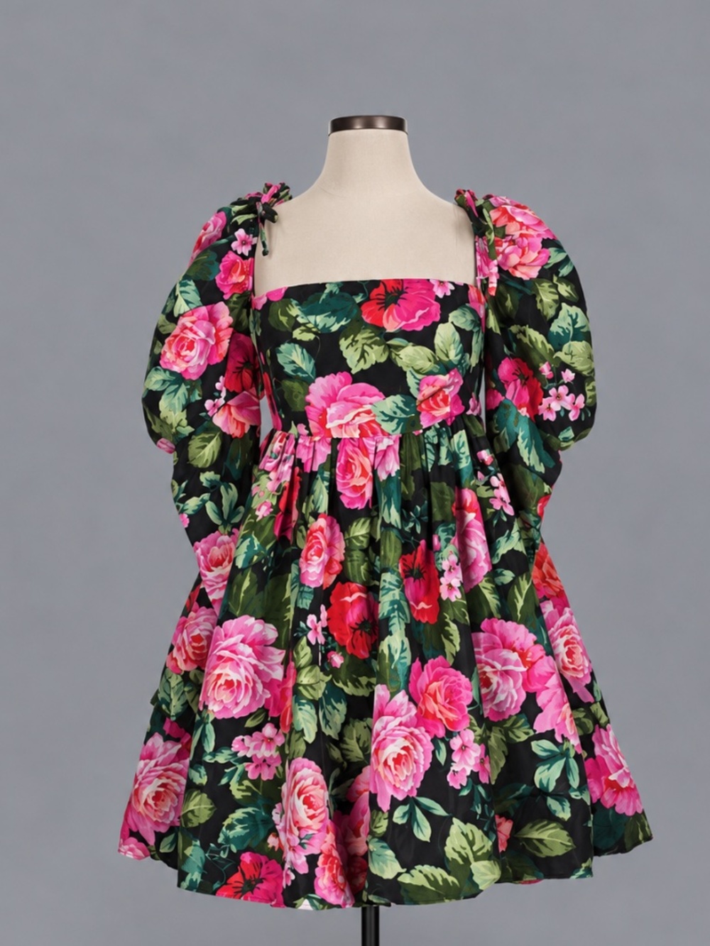 BuddyLove Floral Puff Sleeve Mini Dress – Size XS NWT